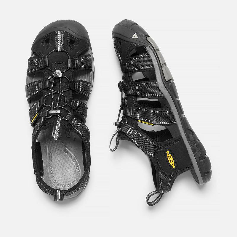 Keen Clearwater CNX Trekkingsandalen Herren DE-65109 Black/Gargoyle - Keen Herrenschuhe Schwarz